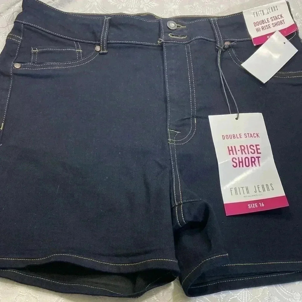 Faith jeans shorts size 16 - Picture 14 of 16